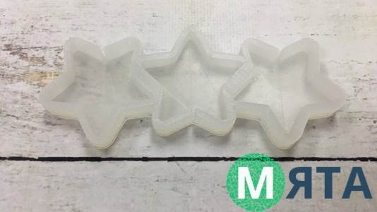 Силиконовый молд для леденцов Звезды