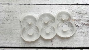 Силиконовый молд для леденцов 8 Березня