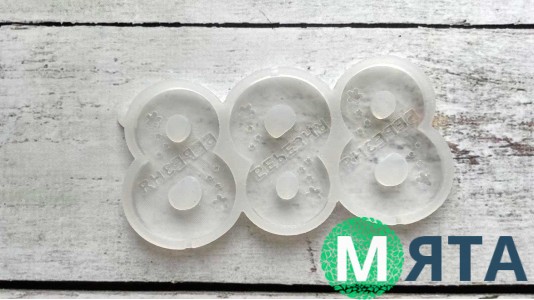 Силиконовый молд для леденцов 8 Березня