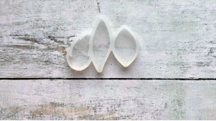 Силиконовый молд для леденцов Листики