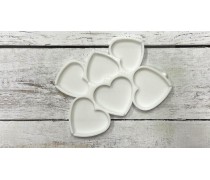 Силиконовый молд для леденцов Сердца, 6 шт