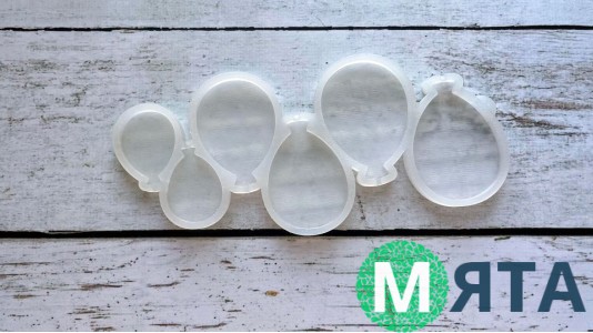 Силиконовый молд для леденцов Воздушные Шары