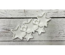 Силиконовый молд для леденцов Звезды, 7 шт