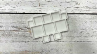 Силиконовый молд Квадраты, 10шт