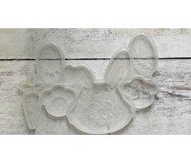 Силиконовый молд Зайчик с морковкой