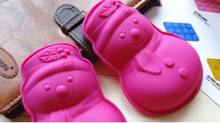 Силиконовая форма Снеговик маленький Силиконовая форма Снеговик маленький