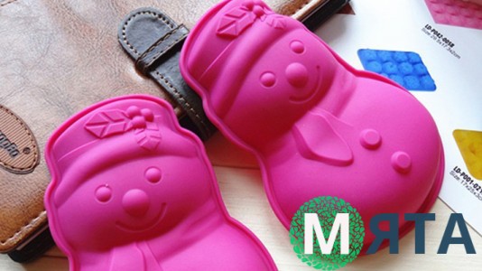 Силиконовая форма Снеговик маленький