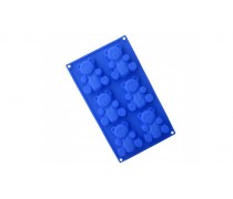 Силиконовая форма мишки Барни. 6 ячеек