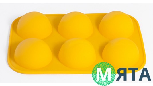 Силиконовая форма Полусферы средние