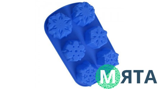 Силиконовая форма Ассорти Снежинки