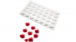 Силиконовая форма для евродесертов Сердечки мини Силиконовая форма для евродесертов Сердечки мини