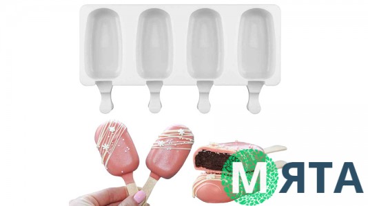 Силиконовая форма для мороженого Эскимо