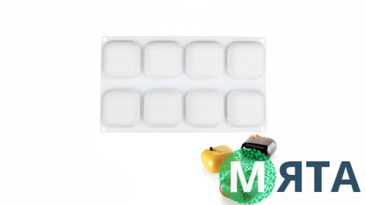 Силиконовая форма Gem, 8 шт