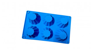 Силиконовая форма Кекс классический, 6 шт Силиконовая форма Кекс классический, 6 шт