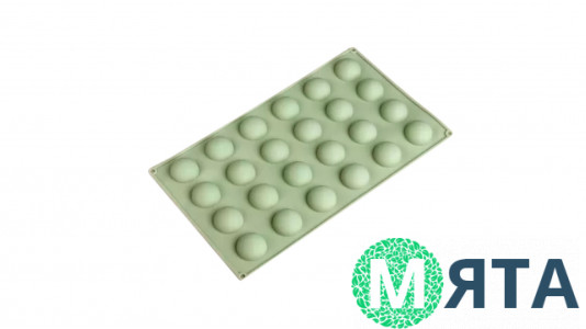 Силиконовая форма Полусферы, 24 шт