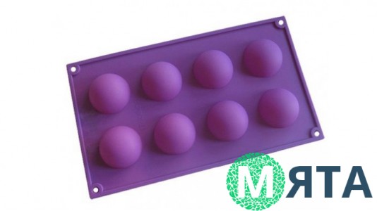 Силиконовая форма Полусферы маленькие