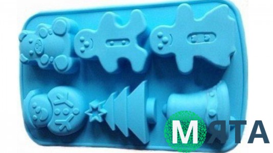 Силиконовая форма Новогоднее Ассорти большое