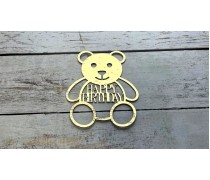 Топпер "Happy Birthday" №24, картон