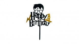 Топпер Happy Birthday Гарри Поттер, акрил