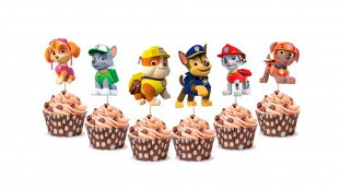 Мини-Топперы Щенячий Патруль, картон