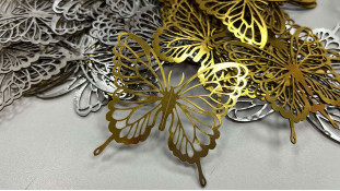 Топпер Бабочка 7см, картон