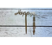 Боковой топпер "Happy Birthday" №22, картон