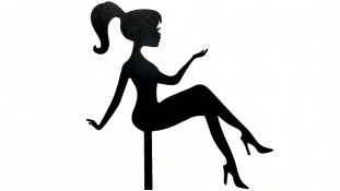 Топпер Девушка 3, пластик Топпер Девушка 3, пластик