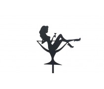 Топпер Девушка 4, пластик