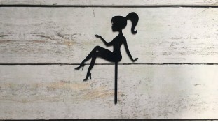 Топпер Девушка 5, акрил