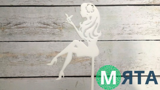 Топпер Девушка 7, акрил