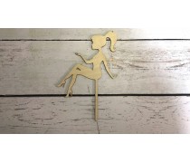 Топпер Девушка 8, дерево