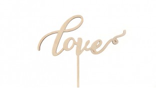Топпер "Love", дерево