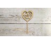 Топпер "Love you" , дерево
