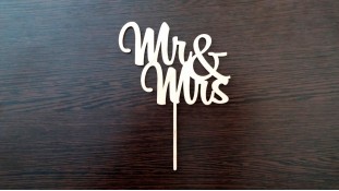 Топпер "Mr & Ms" 3, дерево Топпер "Mr & Ms" 3, дерево