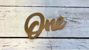 Топпер One без палочки, картон