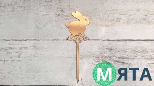 Топпер Заяц, картон