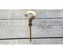 Топпер "Знак Вопроса", картон