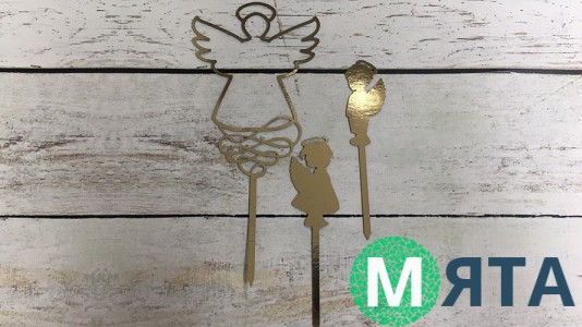 Топперы Ангелы №1, картон