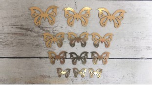 Топперы Бабочки, картон