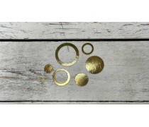 Топперы Кружочки, картон