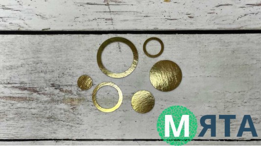 Топперы Кружочки, картон