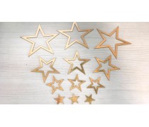 Топперы Звезды, картон