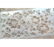 Трафарет Цветы №1, 29х15 см