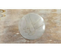 Трафарет Две руки, 12 см