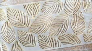 Трафарет Листики №4, 29х15 см