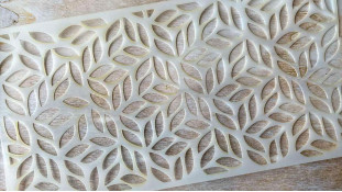 Трафарет Листики №3, 29х15 см