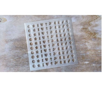 Трафарет для посыпки Пасхальное Ассорти, 12х12 см