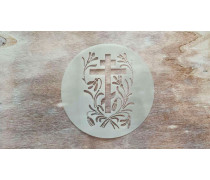 Трафарет Крестик №1, 12 см