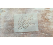 Трафарет Верба , 9,5х12,5 см