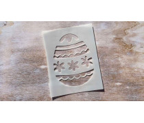 Трафарет Яйцо №4, 9,5х12,5 см